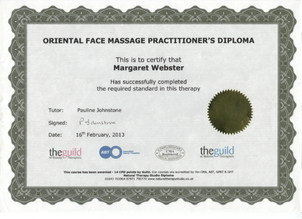 Oriental-Face-Massage-Certificate